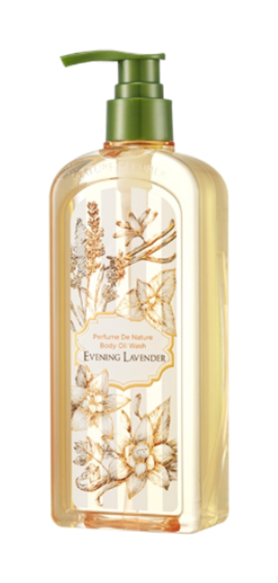NATURE REPUBLIC - Perfume De Nature Body Oil Wash Evening Lavender 345ml