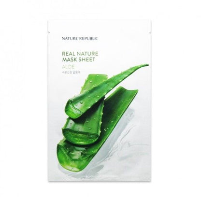 NATURE REPUBLIC - Real Nature Sheet Mask Aloe 23ml