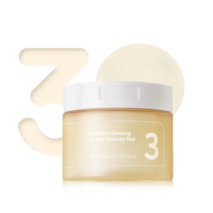 NUMBUZIN - No.3 Radiance Glowing Jumbo Essence Pad (70ea)