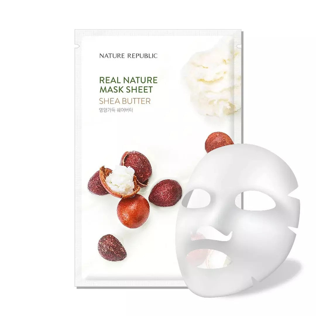 NATURE REPUBLIC - Real Nature Sheet Mask Shea Butter 23ml