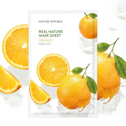 NATURE REPUBLIC - Real Nature Mask Sheet Orange 23ml