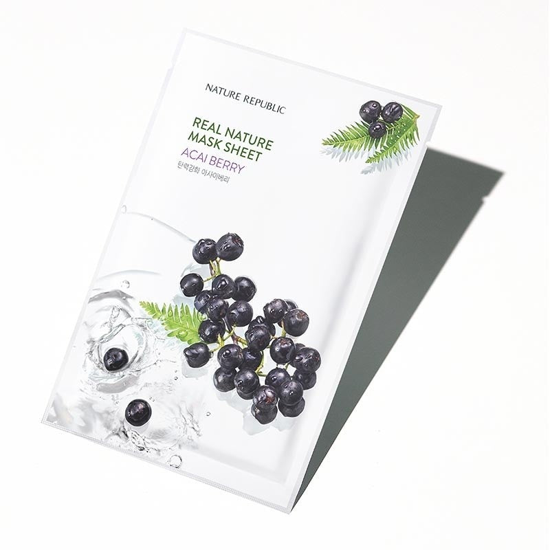 NATURE REPUBLIC - Real Nature Sheet Mask Acai Berry 23ml