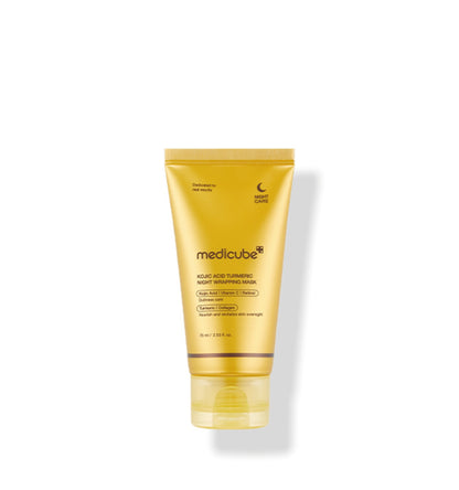 MEDICUBE - Kojic Acid Turmeric Night Wrapping Mask 75ml 2.0